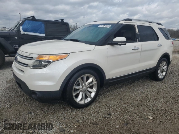 2015 Ford Explorer Limited with VIN 1FM5K7F81FGB24005, listed as a Copart auction lot 47181555 with 98,423 mi miles and Non Repairable. Bid and sale history available at carsss.com. Image 1.