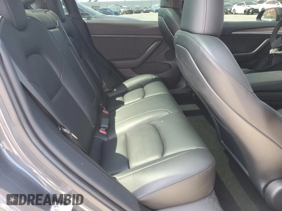 2023 Tesla Model 3 with VIN 5YJ3E1EA8PF616210, listed as a Copart auction lot 49340685 with 38,483 mi miles and Salvage Title. Bid and sale history available at DreamBid. Image 10.