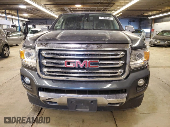 2017 GMC Canyon 4WD SLT with VIN 1GTP6DE1XH1189705, listed as a Copart auction lot 42450945 with 156,248 mi miles and Salvage Title. Bid and sale history available at carsss.com. Image 5.