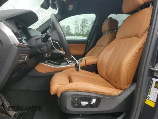 2022 BMW X5 sDrive40i with VIN 5UXCR4C02N9J24164, listed as a Copart auction lot 44761855 with 51,995 mi miles and Salvage Title. Bid and sale history available at carsss.com. Image 7.