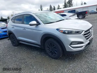 2017 Hyundai Tucson SE Plus with VIN KM8J33A40HU449337, listed as a IAAI auction lot 42010707 with 55,383 mi miles. Bid and sale history available at carsss.com. Image 1.