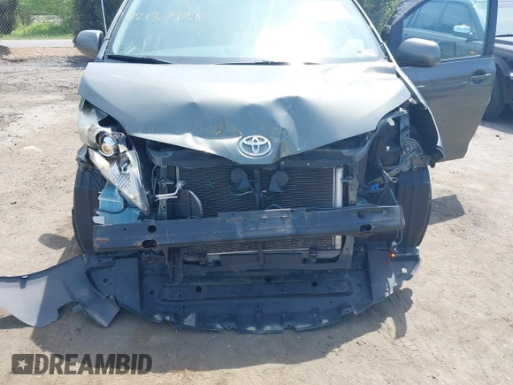 2011 Toyota Sienna LE AAS with VIN 5TDKK3DC7BS014356, listed as a IAAI auction lot 42137928 with 198,400 mi miles and . Bid and sale history available at DreamBid. Image 6.