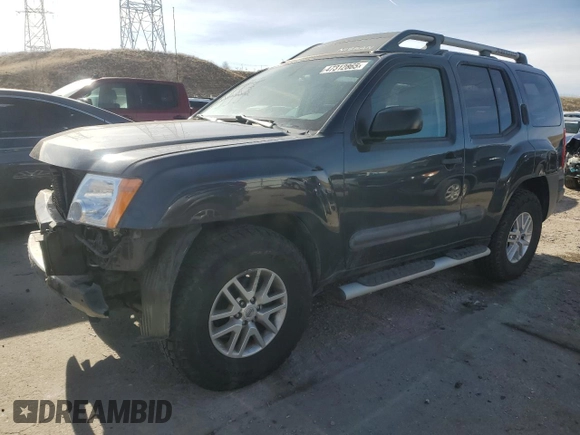 2015 Nissan Xterra S with VIN 5N1AN0NU3FN662132, listed as a Copart auction lot 47312865 with 142,869 mi miles and Salvage Title. Bid and sale history available at DreamBid. Image 1.