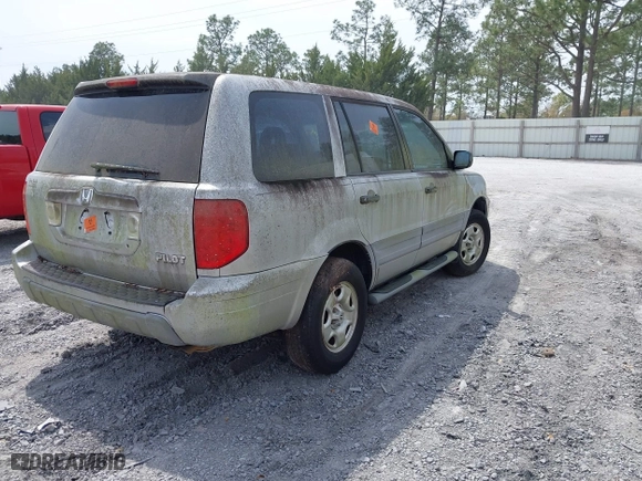 2004 Honda Pilot LX with VIN 2HKYF18194H554487, listed as a IAAI auction lot 41901037 with 1 mi miles. Bid and sale history available at carsss.com. Image 4.