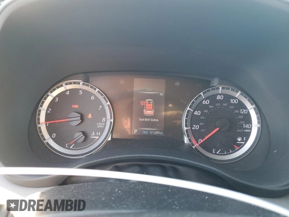 2020 Toyota Highlander L with VIN 5TDCZRBH7LS519221, listed as a Copart auction lot 41575805 with 51,289 mi miles and Salvage title. Bid and sale history available at DreamBid. Image 9.