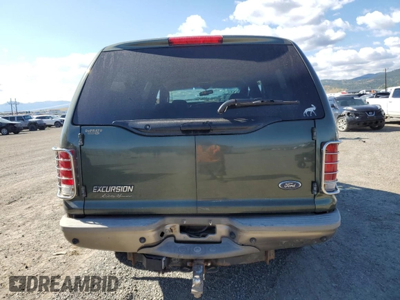 2005 Ford Excursion Eddie Bauer with VIN 1FMSU45P85ED42974, listed as a Copart auction lot 64647644 with Not provided miles and Clean title. Bid and sale history available at DreamBid. Image 6.