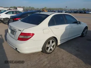 2011 Mercedes-Benz C with VIN WDDGF5EB2BA462275, listed as a IAAI auction lot 41888905 with 173,778 mi miles. Bid and sale history available at carsss.com. Image 4.