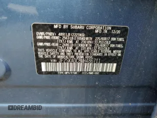2021 Subaru Forester с VIN JF2SKADC8MH486711, выставлен на аукционе Copart как лот 57179915 с пробегом 70 515 миль миль и Списание • Salvage title. История ставок и продаж доступна на DreamBid. Изображение 13.