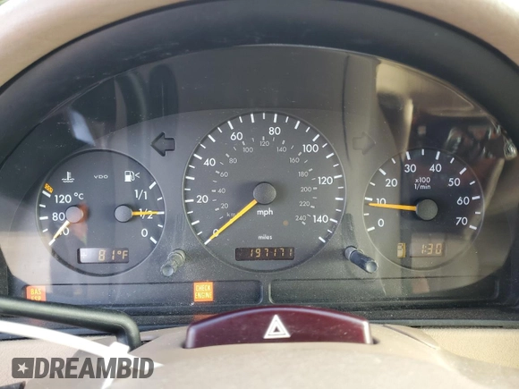 2003 Mercedes-Benz M-Class 3.2L with VIN 4JGAB54E53A384384, listed as a Copart auction lot 45341965 with 197,171 mi miles and Salvage Title. Bid and sale history available at carsss.com. Image 9.