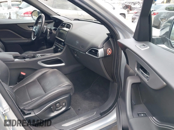2017 Jaguar F-Pace S with VIN SADCM2BV6HA892108, listed as a IAAI auction lot 42034100 with 101,380 mi miles and . Bid and sale history available at DreamBid. Image 5.