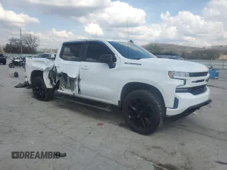 2021 Chevrolet Silverado 1500 RST with VIN 1GCUYEED1MZ376890, listed as a Copart auction lot 48965565 with 71,939 mi miles and Salvage Title. Bid and sale history available at carsss.com. Image 4.