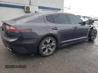 2021 Kia Stinger GT-Line with VIN KNAE15LA6M6094440, listed as a Copart auction lot 44260985 with 51,364 mi miles and Salvage Title. Bid and sale history available at carsss.com. Image 3.