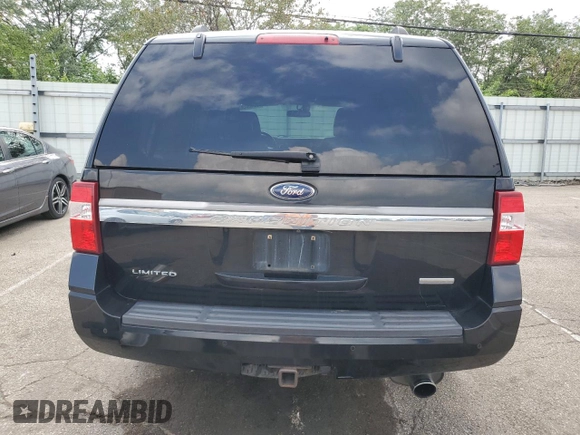 2016 Ford Expedition Limited with VIN 1FMJU2AT8GEF42467, listed as a Copart auction lot 63438565 with 137,946 mi miles and Salvage title. Bid and sale history available at DreamBid. Image 6.