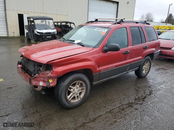 2003 Jeep Grand Cherokee Laredo with VIN 1J4GW48SX3C531892, listed as a Copart auction lot 43029375 with 246,444 mi miles and Salvage Title. Bid and sale history available at carsss.com. Image 1.