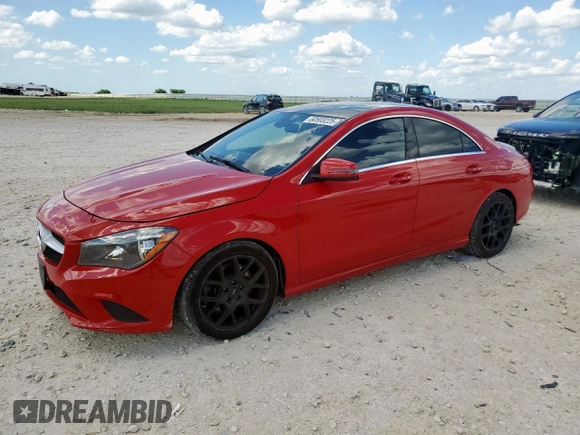 2016 Mercedes-Benz CLA 250 with VIN WDDSJ4GB8GN395097, listed as a Copart auction lot 60503225 with 72,770 mi miles and Salvage title. Bid and sale history available at DreamBid. Image 1.