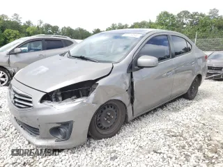 2017 Mitsubishi Mirage ES with VIN ML32F3FJ8HHF11581, listed as a Copart auction lot 61110545 with 116,984 mi miles and Salvage title. Bid and sale history available at DreamBid. Image 1.