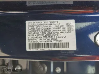 2025 Honda Pilot EX-L with VIN 5FNYG1H48SB026054, listed as a Copart auction lot 51482185 with 6,641 mi miles and Non Repairable. Bid and sale history available at carsss.com. Image 13.