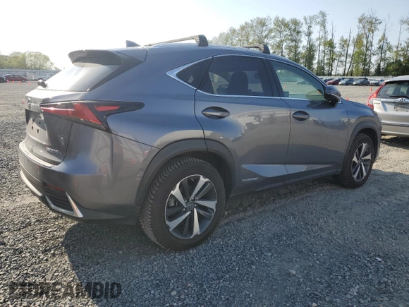 2021 Lexus NX 300h with VIN JTJGJRDZ1M2152515, listed as a Copart auction lot 52012185 with Not provided miles and Clean title. Bid and sale history available at DreamBid. Image 3.