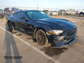 2020 Ford Mustang GT with VIN 1FA6P8CF9L5150660, listed as a IAAI auction lot 41755885 with 39,178 mi miles. Bid and sale history available at carsss.com. Image 1.