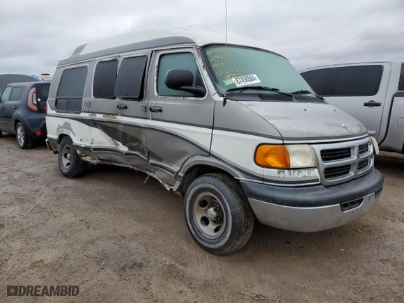 2002 Dodge Ram Van Conversion with VIN 2B6HB11Y32K142548, listed as a Copart auction lot 87450504 with 0 mi miles and Salvage Title. Bid and sale history available at carsss.com. Image 4.