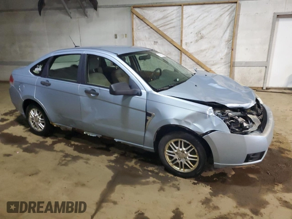 2008 Ford Focus SE with VIN 1FAHP35N98W148893, listed as a Copart auction lot 50760085 with 149,574 mi miles and Clean Title. Bid and sale history available at DreamBid. Image 4.