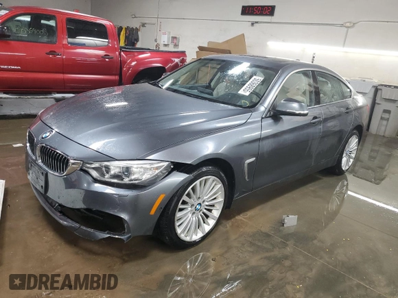 2015 BMW 4 Series 435i xDrive with VIN WBA4B3C51FD670000, listed as a Copart auction lot 50368955 with 75,880 mi miles and Salvage Title. Bid and sale history available at DreamBid. Image 1.