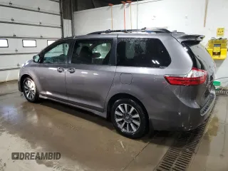 2019 Toyota Sienna LE with VIN 5TDJZ3DC3KS212181, listed as a Copart auction lot 42812395 with 110,974 mi miles and Salvage Title. Bid and sale history available at carsss.com. Image 2.