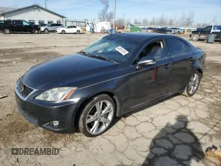 2010 Lexus IS 350 with VIN JTHBE5C23A5024803, listed as a Copart auction lot 44814125 with Not Provided miles and Salvage Title. Bid and sale history available at DreamBid. Image 1.