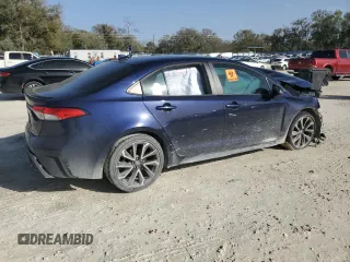 2020 Toyota Corolla SE with VIN 5YFS4RCE7LP051711, listed as a Copart auction lot 48077275 with 142,471 mi miles and Non Repairable. Bid and sale history available at DreamBid. Image 3.