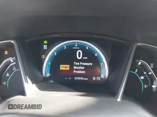 2017 Honda Civic Sedan EX with VIN 19XFC2F7XHE067063, listed as a IAAI auction lot 41820713 with 74,592 mi miles. Bid and sale history available at carsss.com. Image 7.