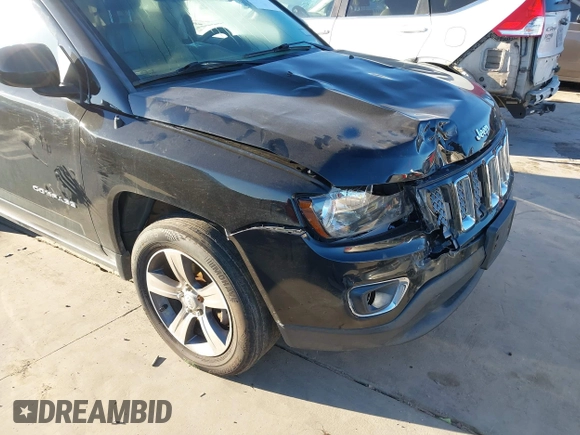 2016 Jeep Compass High Altitude Edition with VIN 1C4NJDEB0GD730420, listed as a IAAI auction lot 40889347 with 115,261 mi miles. Bid and sale history available at carsss.com. Image 18.
