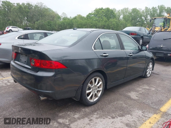 2007 Acura TSX with VIN JH4CL96887C001510, listed as a IAAI auction lot 42131729 with 217,477 mi miles. Bid and sale history available at carsss.com. Image 4.