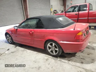 2002 BMW 3 Series 325Ci with VIN WBABS33492JY43241, listed as a Copart auction lot 87591895 with 191,985 mi miles and Salvage Title. Bid and sale history available at carsss.com. Image 2.