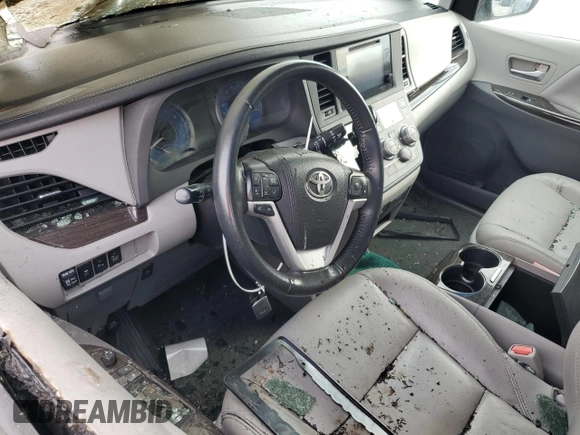 2015 Toyota Sienna XLE with VIN 5TDYK3DC4FS672992, listed as a Copart auction lot 52775715 with Not Provided miles and Non Repairable. Bid and sale history available at DreamBid. Image 8.