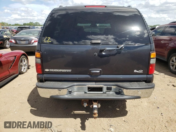 2006 Chevrolet Suburban LS with VIN 1GNFK16Z56J105790, listed as a Copart auction lot 59600664 with 248,224 mi miles and Clean Title. Bid and sale history available at carsss.com. Image 6.