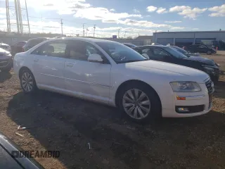 2008 Audi A8 L 4.2L with VIN WAUMV94EX8N013623, listed as a Copart auction lot 80224674 with 116,713 mi miles and Salvage Title. Bid and sale history available at carsss.com. Image 4.