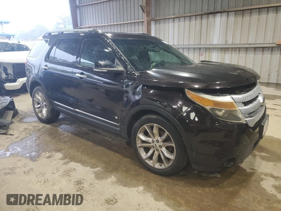 2013 Ford Explorer XLT with VIN 1FM5K7D80DGB26490, listed as a Copart auction lot 56193985 with 155,034 mi miles and Salvage title. Bid and sale history available at DreamBid. Image 4.