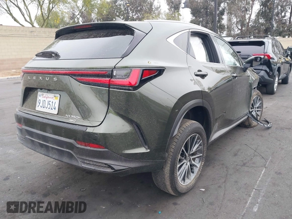 2024 Lexus NX 350h Premium z VIN JTJGKCEZ1R2023707, wystawiony jako IAAI lot #42153729 z przebiegiem 15 285 mil mil oraz . Historia ofert i sprzedaży dostępna na DreamBid. Obrazek 4.