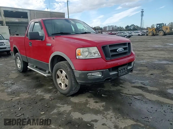 2005 Ford F-150 XL with VIN 1FTRF14505NA21605, listed as a Copart auction lot 81748944 with 206,317 mi miles and Salvage title. Bid and sale history available at DreamBid. Image 11.