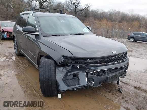 2022 Jeep Grand Cherokee Overland with VIN 1C4RJHDG1N8605700, listed as a IAAI auction lot 41475738 with 46,302 mi miles and . Bid and sale history available at DreamBid. Image 1.