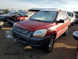 2008 Kia Sportage LX with VIN KNDJE723987531951, listed as a Copart auction lot 82689124 with 117,298 mi miles and Clean Title. Bid and sale history available at carsss.com. Image 1.