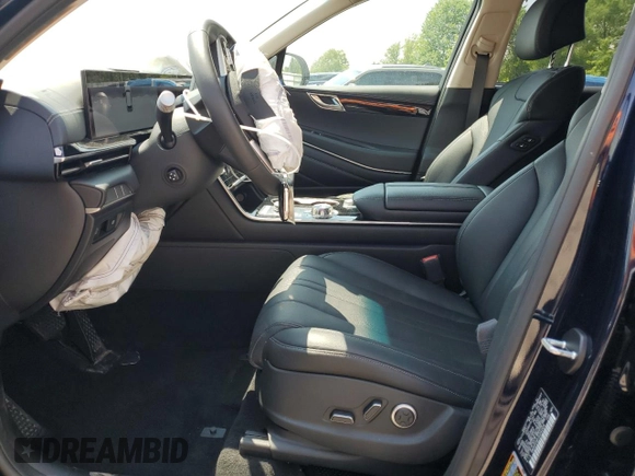 2025 Genesis GV80 Standard with VIN KMUHFESB1SU242026, listed as a Copart auction lot 61806355 with 12,125 mi miles and Clean title. Bid and sale history available at DreamBid. Image 7.