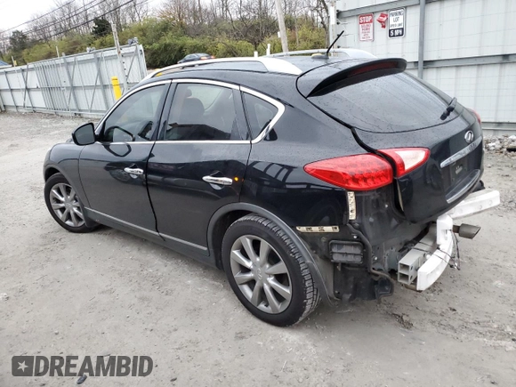 2014 Infiniti QX50 Journey with VIN JN1BJ0HP9EM210297, listed as a Copart auction lot 81917894 with 108,205 mi miles and Salvage Title. Bid and sale history available at carsss.com. Image 2.