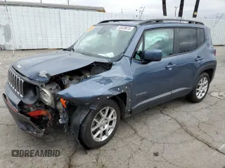 2020 Jeep Renegade Latitude with VIN ZACNJABB5LPL31028, listed as a Copart auction lot 55539615 with 154,396 mi miles and Salvage title. Bid and sale history available at DreamBid. Image 1.
