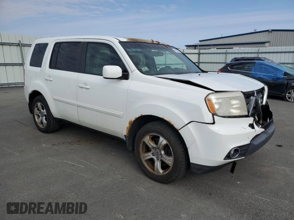 2013 Honda Pilot EX-L with VIN 5FNYF4H57DB074855, listed as a Copart auction lot 48559755 with 201,798 mi miles and Clean Title. Bid and sale history available at carsss.com. Image 4.
