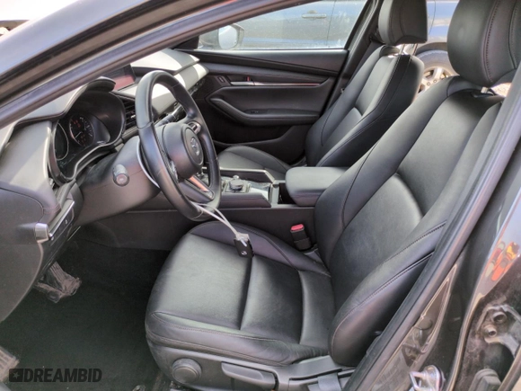 2019 Mazda Mazda3 Hatchback with VIN JM1BPBJM7K1140562, listed as a Copart auction lot 48569325 with 46,510 mi miles and Salvage Title. Bid and sale history available at carsss.com. Image 7.
