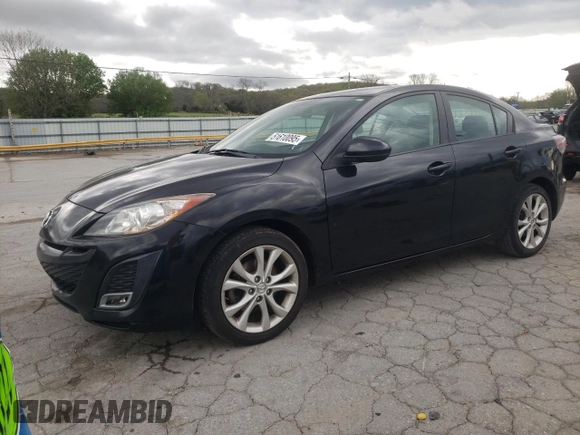 2011 Mazda 3 S Grand Touring with VIN JM1BL1W58B1445219, listed as a Copart auction lot 51610095 with 110,525 mi miles and Salvage Title. Bid and sale history available at DreamBid. Image 1.