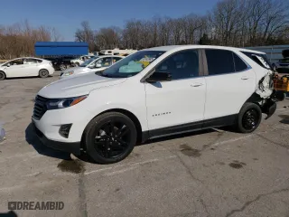 2021 Chevrolet Equinox LT with VIN 2GNAXKEV7M6133326, listed as a Copart auction lot 49143985 with 51,360 mi miles and Salvage Title. Bid and sale history available at carsss.com. Image 1.