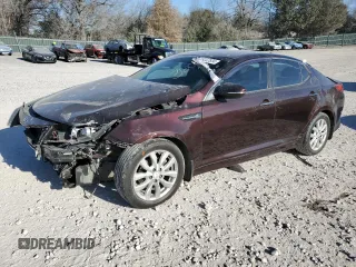 2015 Kia Optima EX z VIN 5XXGN4A76FG450648, wystawiony jako Copart lot #53260165 z przebiegiem 158 982 mil mil oraz Szkoda całkowita • Salvage title. Historia ofert i sprzedaży dostępna na DreamBid. Obrazek 1.