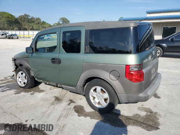 2004 Honda Element EX with VIN 5J6YH18604L015722, listed as a Copart auction lot 47357365 with 263,982 mi miles and Salvage Title. Bid and sale history available at DreamBid. Image 2.